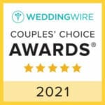 Wedding Wire 2021 Couples' Choice Award