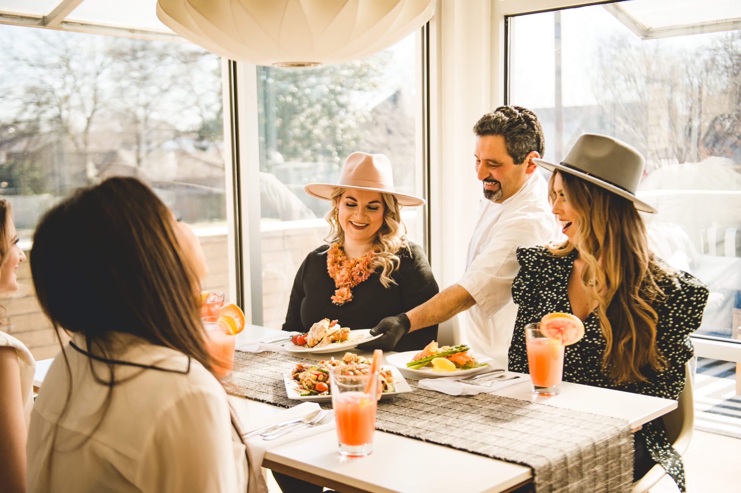 Sarah Jo Reynolds, Chef Serge and Alisha Curtis