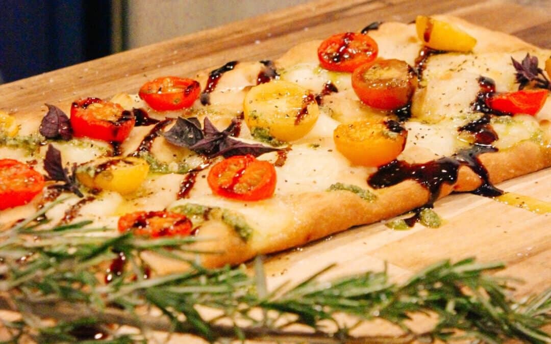 A Perfectly Simple and Delicious Flatbread Bruschetta Recipe