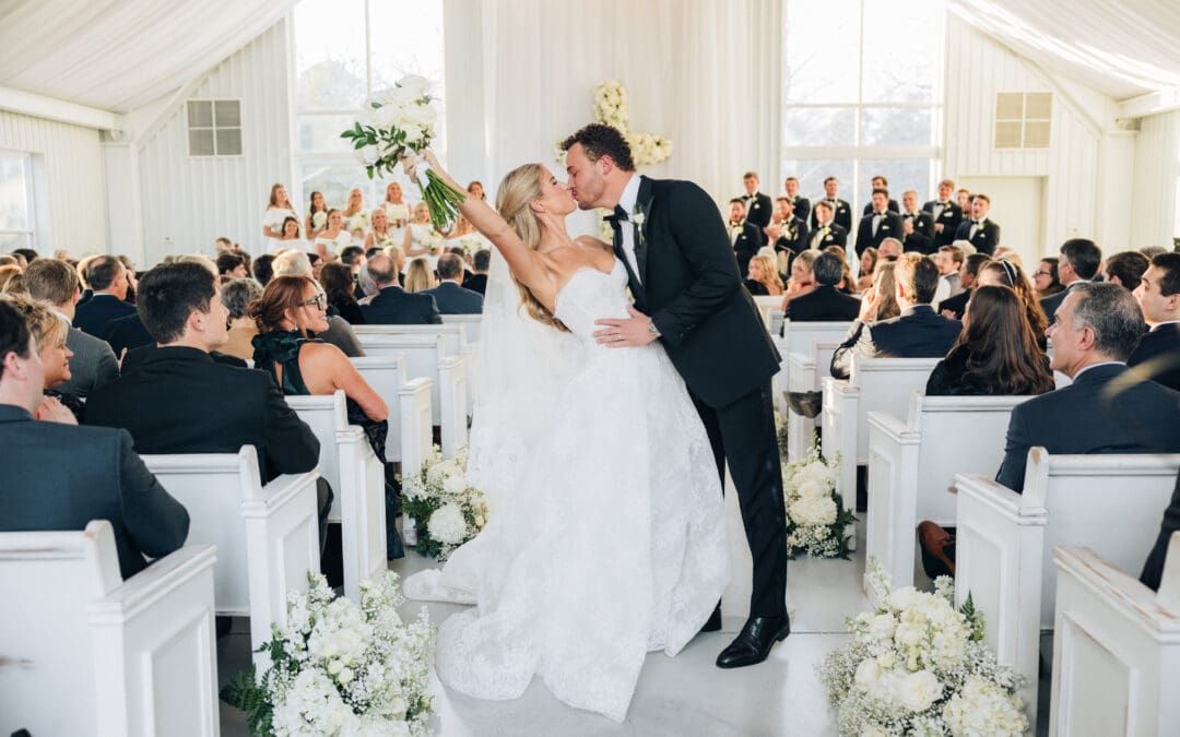 A Romantic Winter Wedding Celebration with Custom Pasta Stations