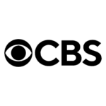 Black CBS logo with the iconic eye symbol to the left of the bold capital letters CBS on a white background.